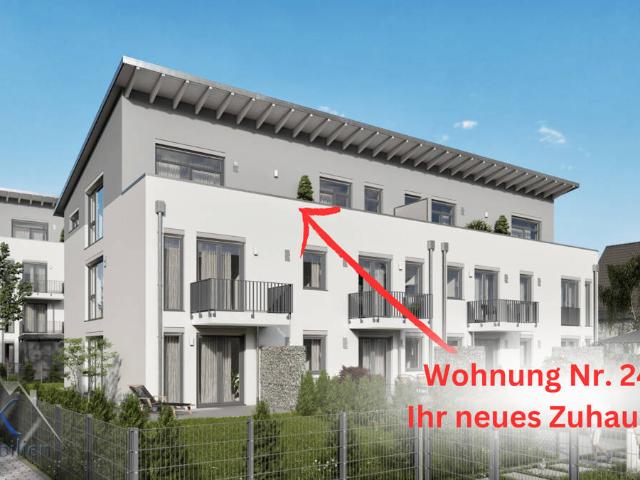 Neubau Nachhaltig Zukunftsorientiert: 3 Zi. Wohnung ca. 116 m² mit Dachterrasse in Germering