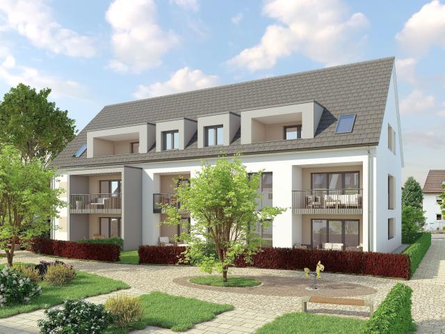 NEUBAU Perfekter Grundriss! 2 Zimmer im Obergeschoss WE 08