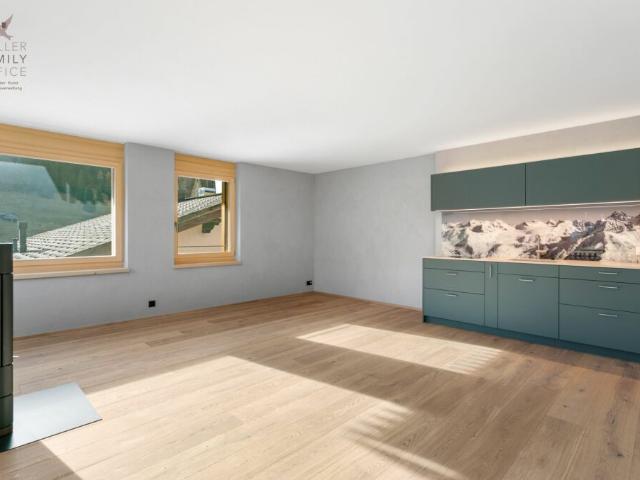 Neubau Wohntraum im modernen Bergchic 3 1/2 Zimmer Wohnung mit schönem Balkon Zweitwohnung
