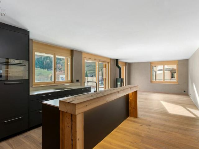 Neubau Wohntraum im modernen Bergchic 4 1/2 Zimmer Wohnung mit grosser Panorama Terrasse Zweitwohnung