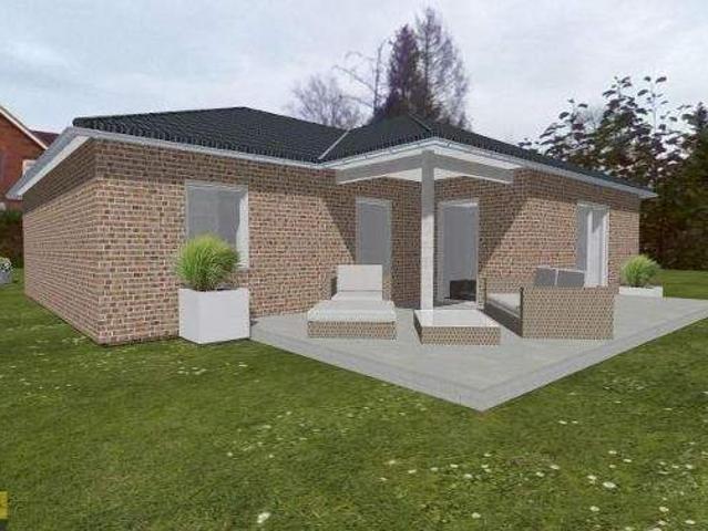 Neubau: Winkelbungalow Massivhaus als Klinkerbau in Schiffdorf Geestenseth inkl. 13,35 kWp PV