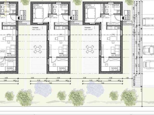 Neubau von minimalistischen & nachhaltigen Holzhäusern inkl. Grundstück, Carport & Terrasse