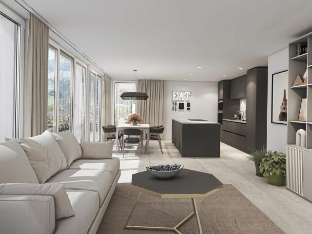Neubau/Erstbezug: wunderschöne 3.5 Zimmerwohnung, zentral gelegen