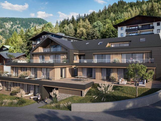 NEUBAUPROJEKT „ALPENSINFONIE“ EXKLUSIVER NEUBAU mit 11 Traumwohnungen 2 bis 6 Zimmer, exklusive und moderne alpine Architektur in Niedrigenergiebauweise