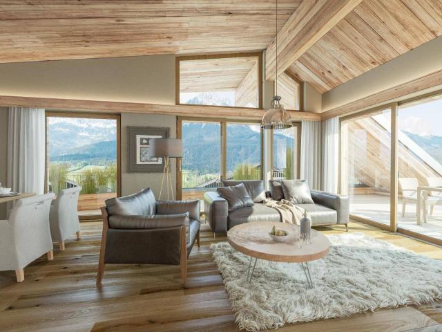 Neubauprojekt Exklusive Garten Wohnung bei Quartier Wilder Kaiser Ellmau in sehr guter Lage