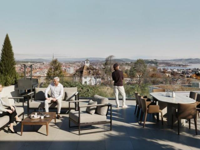 Neubauprojekt Elevia: Minergie P zertifizierte 4.5 Zimmer Attika Wohnung mit atemberaubender Weitsicht und riesiger Terrasse