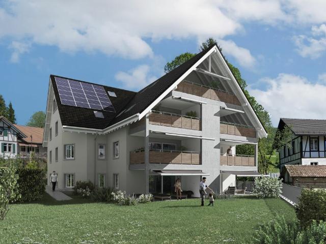 Neubauprojekt «Zum Ghöch», 4.5 Zimmerwohnung mit gedecktem Balkon