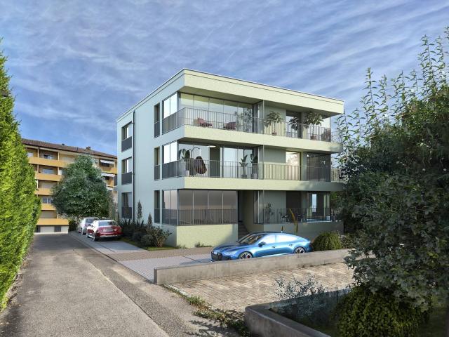 Neubauprojekt 3.5 Zimmerwohnung mit Veranda und Balkon