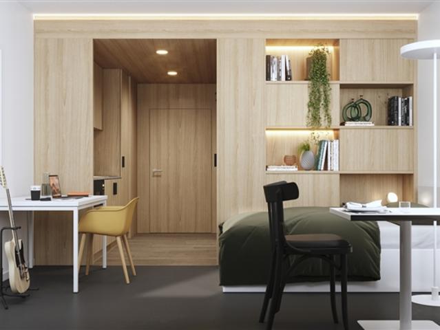 Neue möblierte 2 Zimmer Wohnung von etwa 30 m²