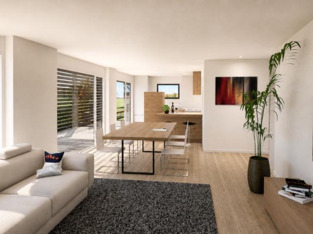 Neue, moderne Maisonette Wohnung eingebettet in malerische Landschaft mit grosser Terrasse!
