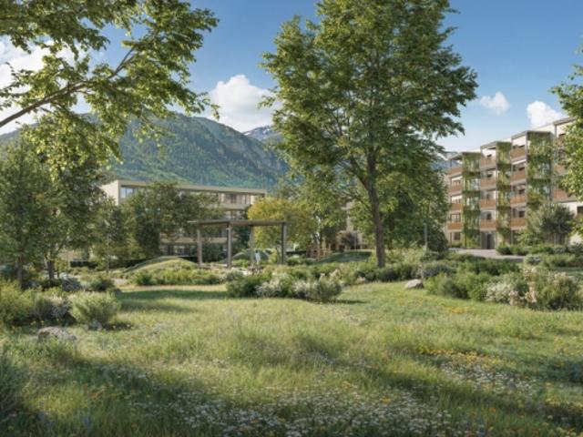 NEUE ENTWICKLUNG L'ORÉE 7 MINUTEN VOM BAHNHOF SIERRE ENTFERNT