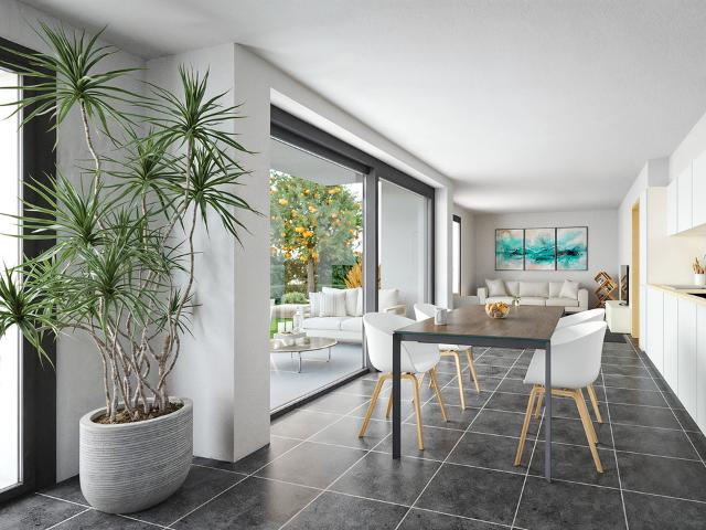 Neue Wohnung im Erdgeschoss zu verkaufen Route de la Tsérard
