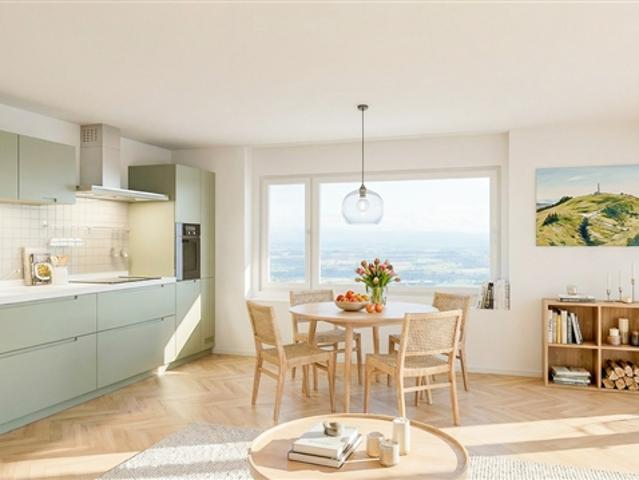 Neue 2,5 teilige PSA Wohnung Leben in der Sonne, über dem Nebel