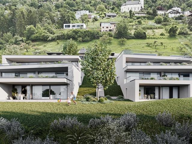 Neue 4,5 Zimmer Doppelhauswohnung in Salins