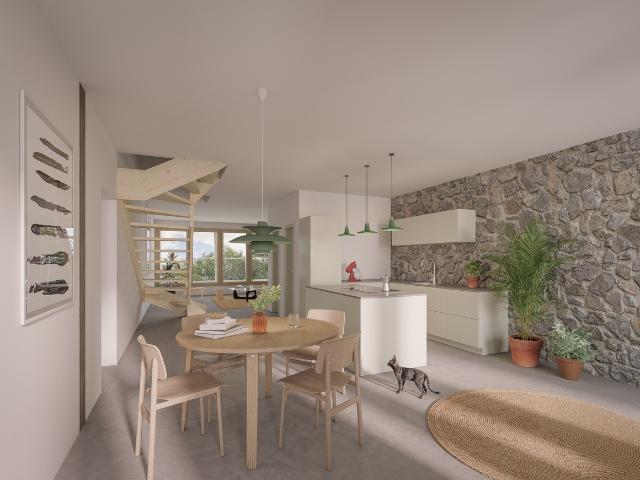Neue 4.5 Zimmer Maisonette Wohnung im renovierten Bauernhaus