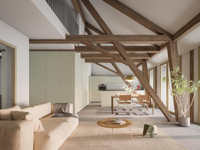 Neue 4.5 Zimmer Maisonette Wohnung im renovierten Bauernhaus