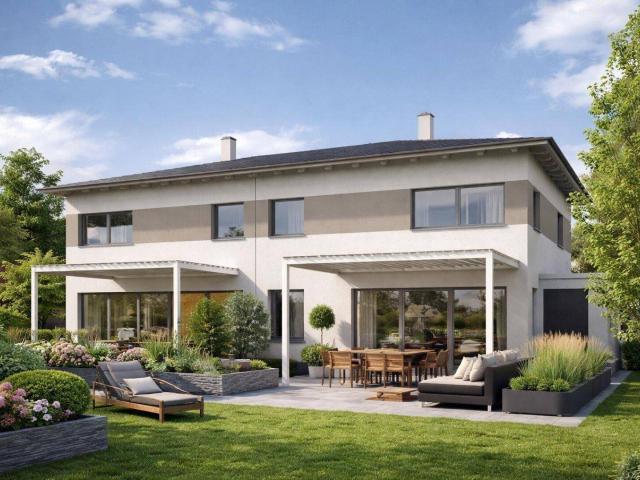 Neues Zuhause in Schleißheim: Doppelhaushälfte mit großzügigen Garten in absoluter Ruhelage! Top 1