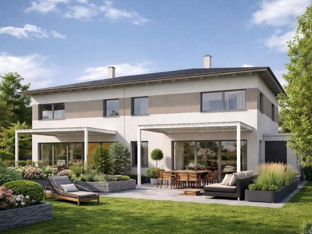 Neues Zuhause in Schleißheim: Doppelhaushälfte mit großzügigen Garten in absoluter Ruhelage! Top 1