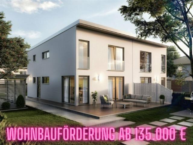 Neues Zuhause in Vorarlberg Doppelhaushälfte mit Garten, Terrasse & Erstbezug! Min 135.000 Wohnbauförderung. Haus A Links