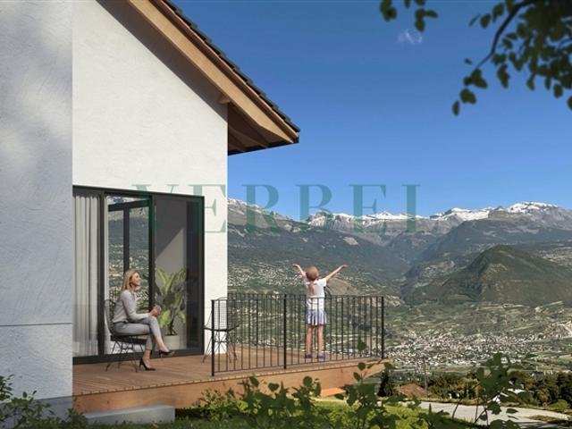 Neues Familienhaus mit atemberaubender Aussicht