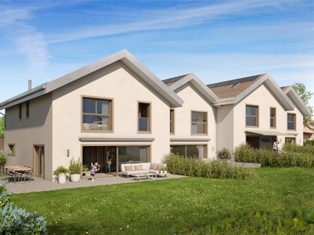 NEUES PROJEKT MIT 6 FAMILIENVILLEN IN THIERRENS MIT GÄRTEN