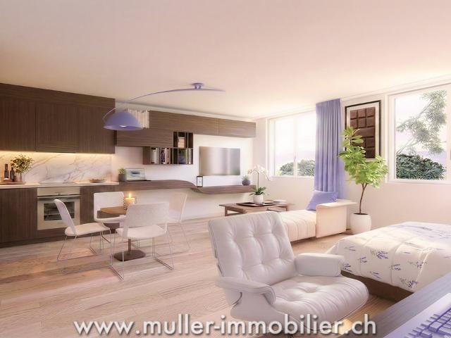 Neues Studio von 38 m² 5 min von Romont im Dorf Siviriez