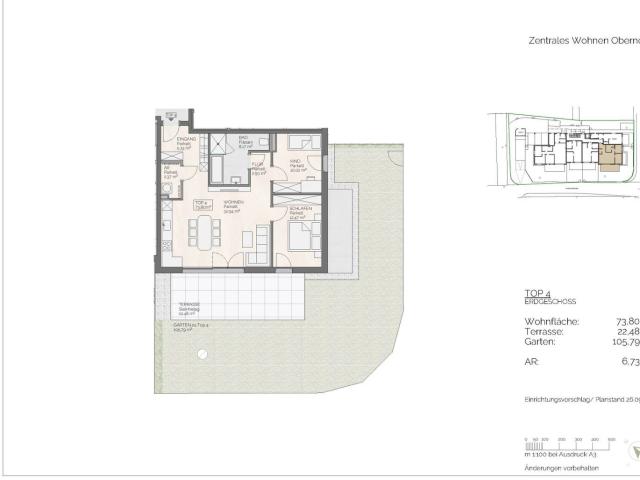 NEUER PREIS + Wohnbauförderung | Großzügige 3 Zimmer Wohnung mit Garten