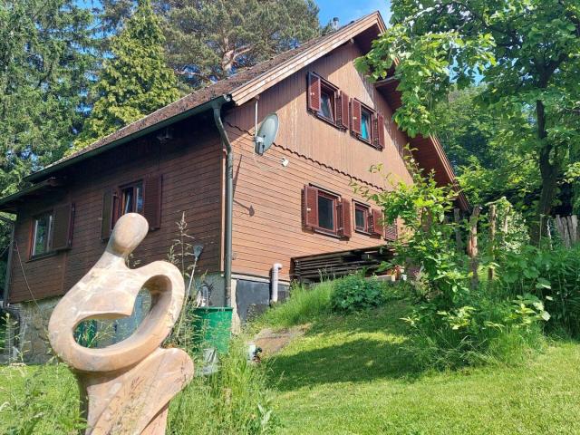 NEUER PREIS! Ausbaufähiges Holzhaus in Grünlage!