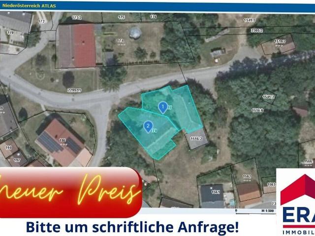 Neuer PREIS: BAUGRUND AM WALDRAND MIT VIELEN MÖGLICHKEITEN – NUR € 39.000
