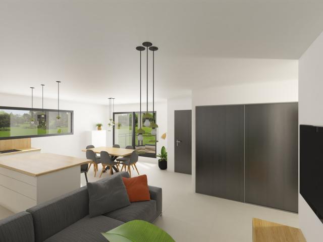 Neuf: Appartement T4 en attique dans résidence de standing 110m² Valdahon