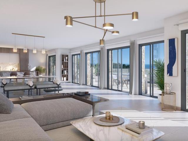 NEUF, EZE 3 PIÈCES DE 70M2, JARDINS DE 96M2, TERRASSE, PAR