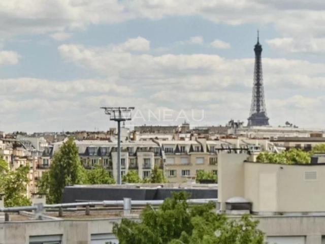 Neuilly sur Seine Les Sablons Penthouse Terrasses Vues tour Eiffel et Sacré Cœur