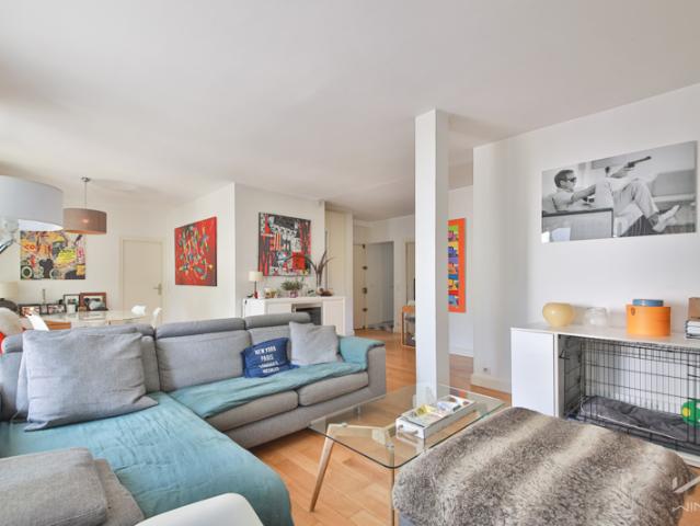 Neuilly sur Seine Quartier Chézy Rare 3 chambres de 106