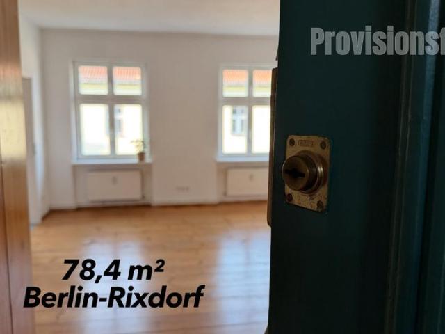 Neukölln 78 m² Altbau Wohnung – freistehend – Provistionsfrei