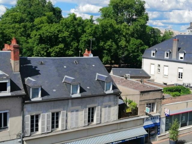 Nevers centre ville appartement T. 7 avec terrasse privative