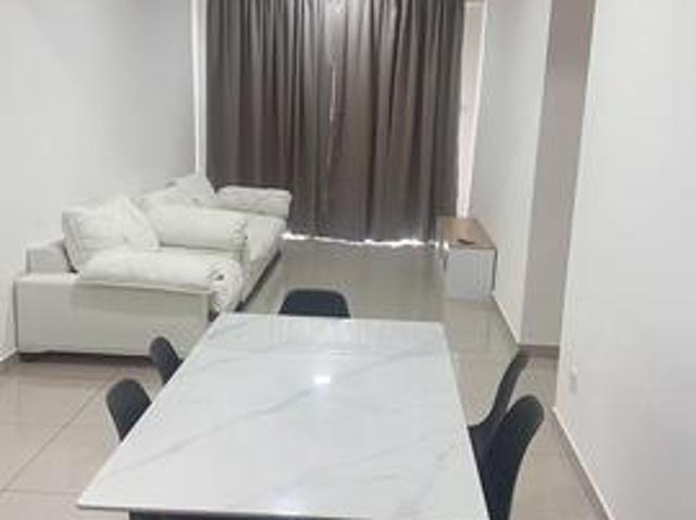 NEWTreeO Condo Fully Furnished Kitchen Cabinet City View Sungai Ara