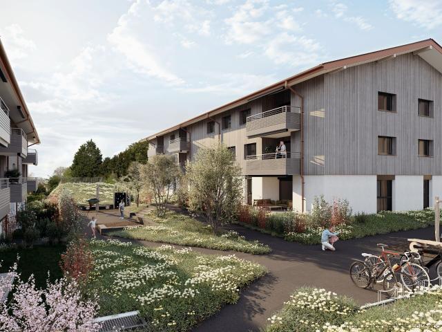 New 3.5 room apartments in a quiet village