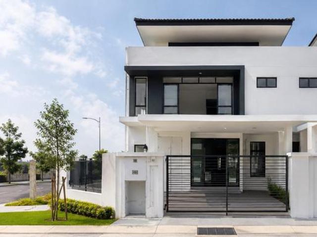 New 2 storey superlink 4R4B house 24x75 freehold nr sungai buloh