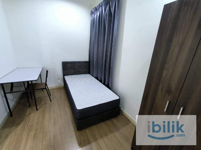 New Fully Furnished Single Room at Casa Green Bukit Jalil, Covered walk way to LRT