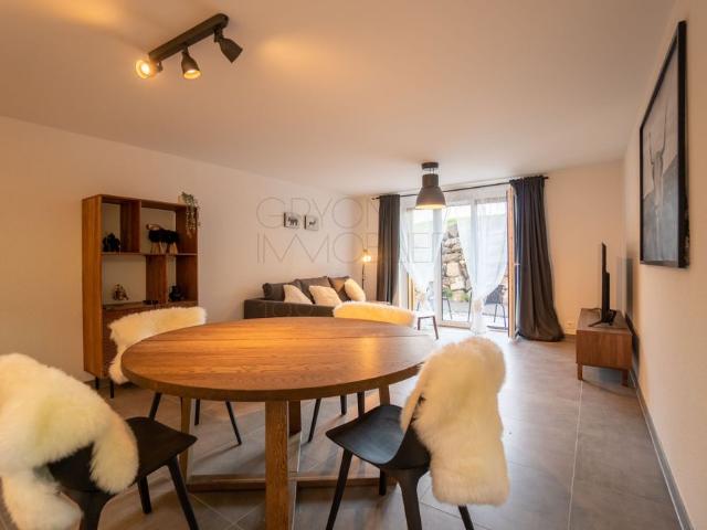 Furnished apartment with 2.5 rooms for rent in Gryon 50 m²