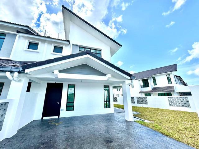 New House BANDAR TIRAM DOUBLE STOREY END LOT EXTRA LAND FACING OPEN