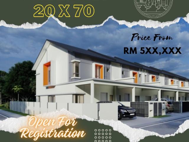 NEW HOUSE FREEHOLD 2 STOREY TERRACE HOUSE KUALA KUBU BHARU