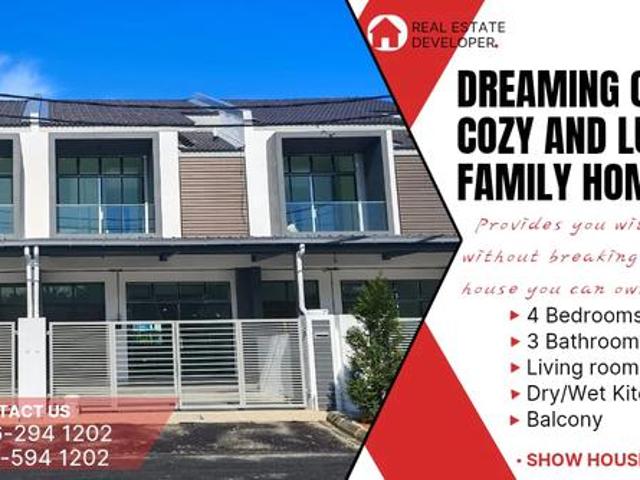 New Luxury Lifestyle Double Storey House On Nibong Tebal For Sale