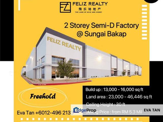 New Semi Detached Factory, Sungai Bakap