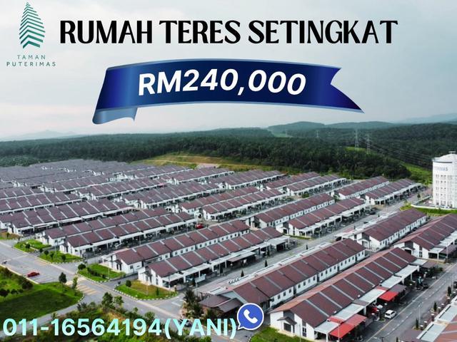 New Single Storey Terraced House Khas untuk Penjawat Awam