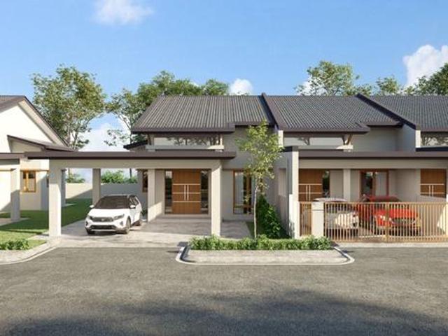 New Single Storey House at Jalan Landeh Batu 10 Kch Full loan
