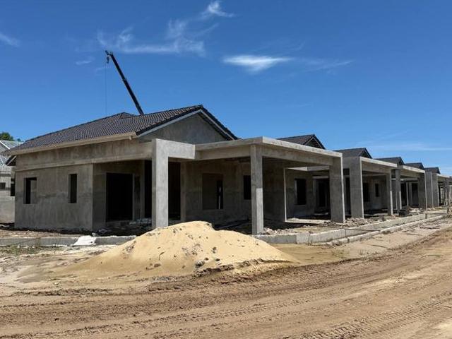New Single Storey Semi Detached House for Sale at Airport Area Miri