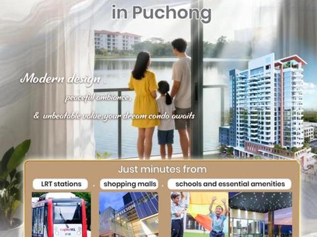 New Project Condo at Puchong with Full Furnish