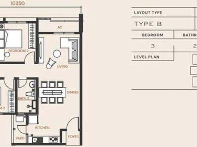 New Unit DSini Residensi 3 Room 2 Baths Setia Alam Shah alam