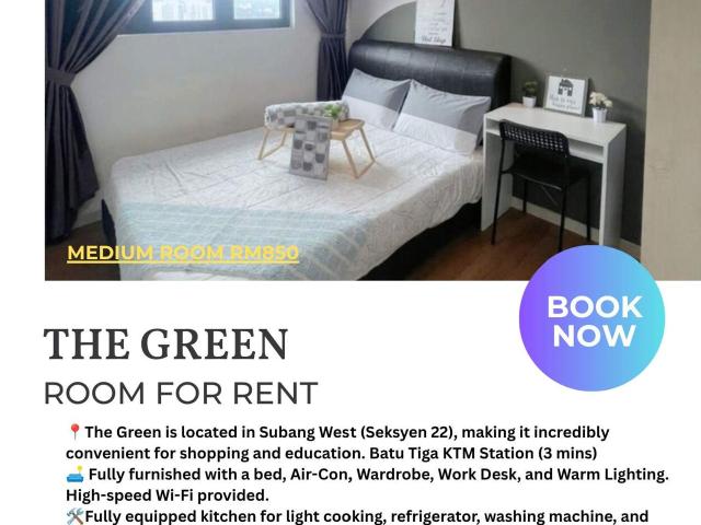 New Unit in Shah Alam Seksyen 22 | Room For Rent